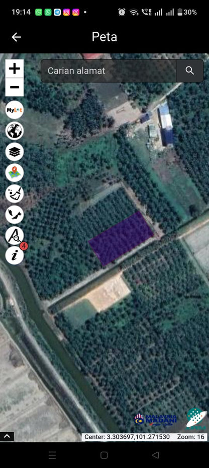 AGRICULTURAL LAND FOR SALE - MUKIM API-API, KUALA SELANGOR, SELANGOR